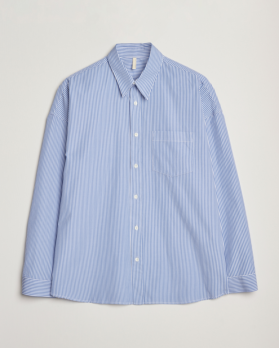 Herren | Hemden | Sunflower | Stable Shirt Blue Stripe