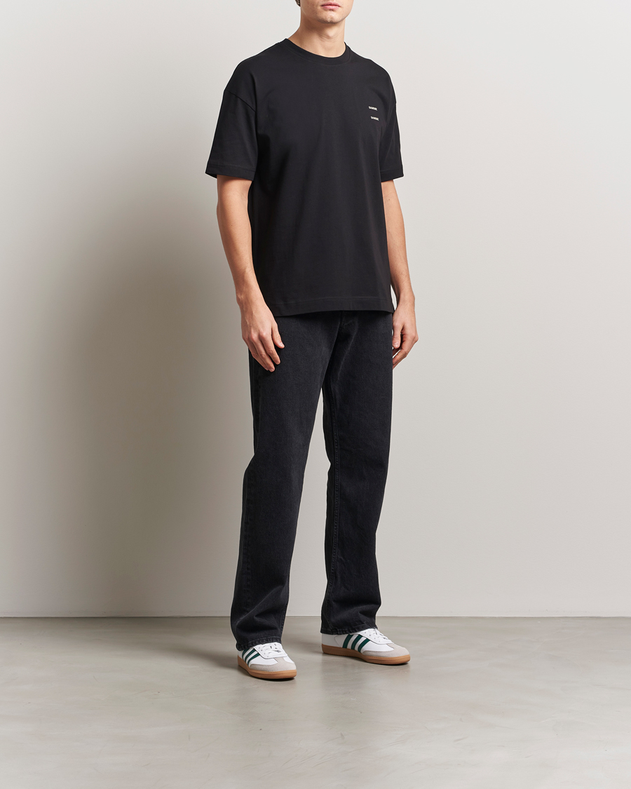 Herren | T-Shirts | Samsøe Samsøe | Joel Organic Cotton T-Shirt Black