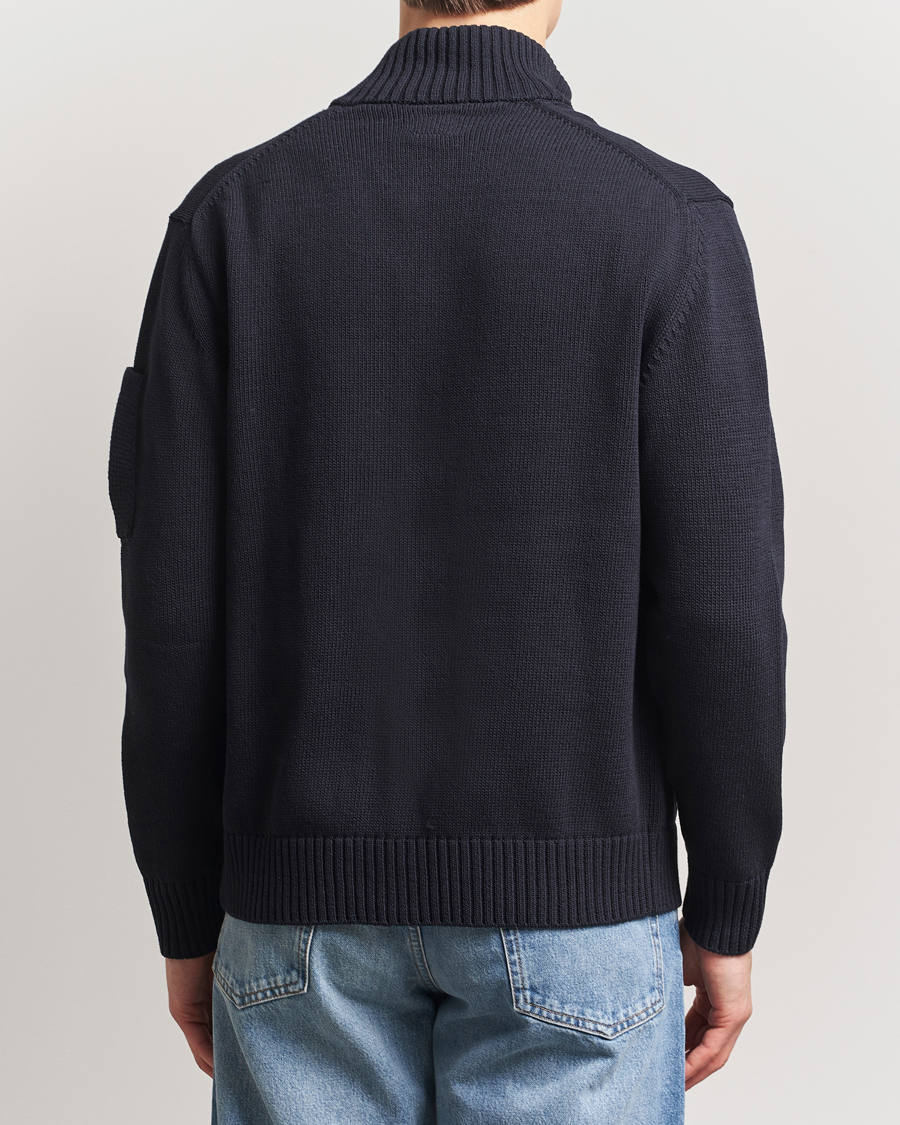 Herren | Pullover | C.P. Company | Knitted Compact Cotton Cardigan Navy