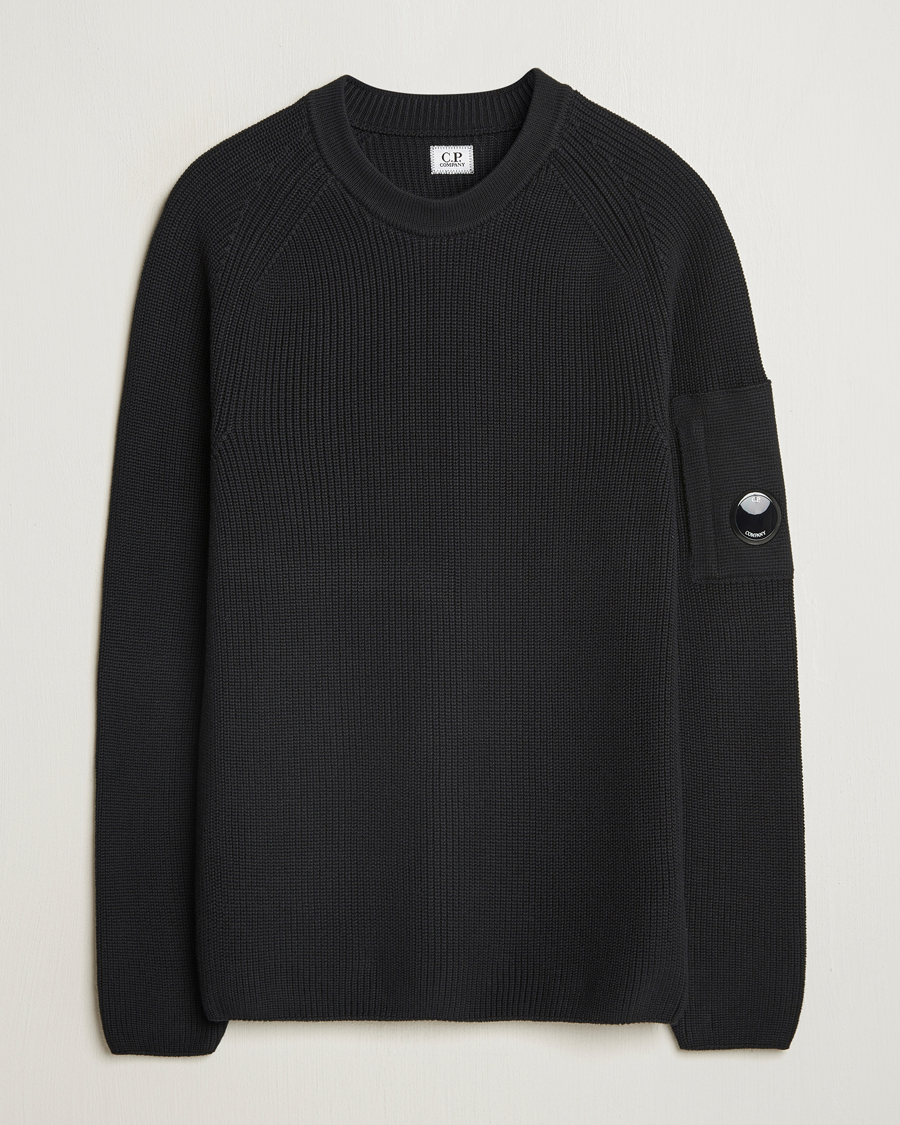 Herren | Pullover | C.P. Company | Sea Island Cotton Crewneck Black