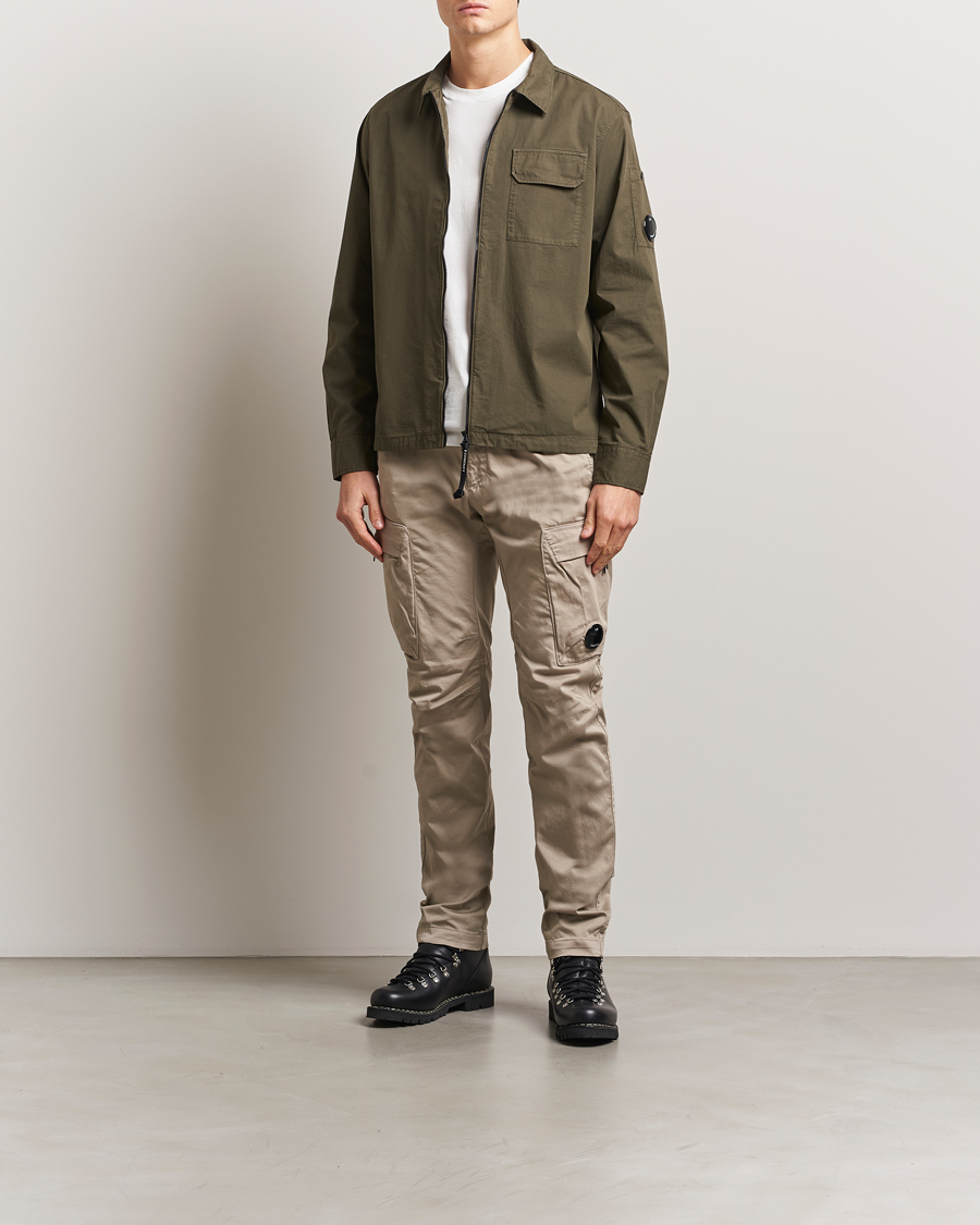 Herren | Hosen | C.P. Company | Satin Stretch Cargo Pants Beige