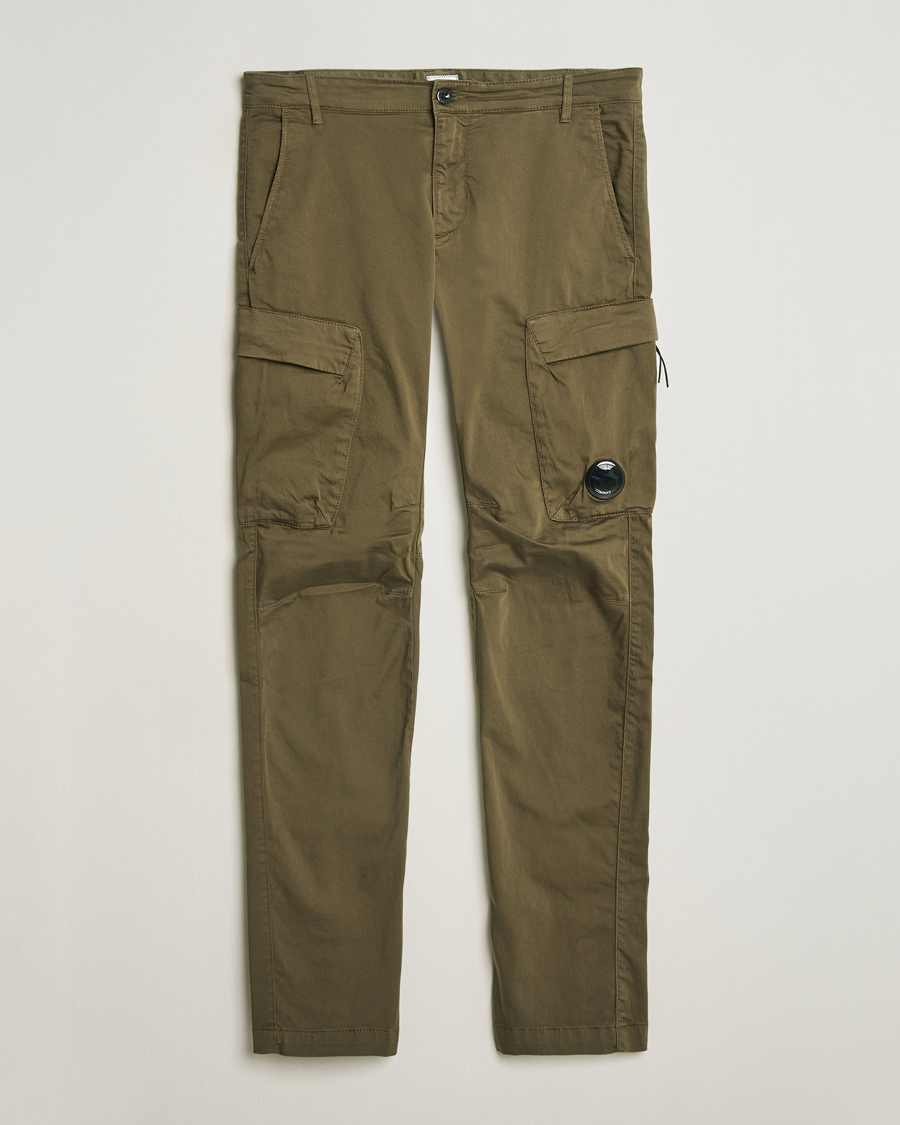 Herren | Hosen | C.P. Company | Satin Stretch Cargo Pants Olive