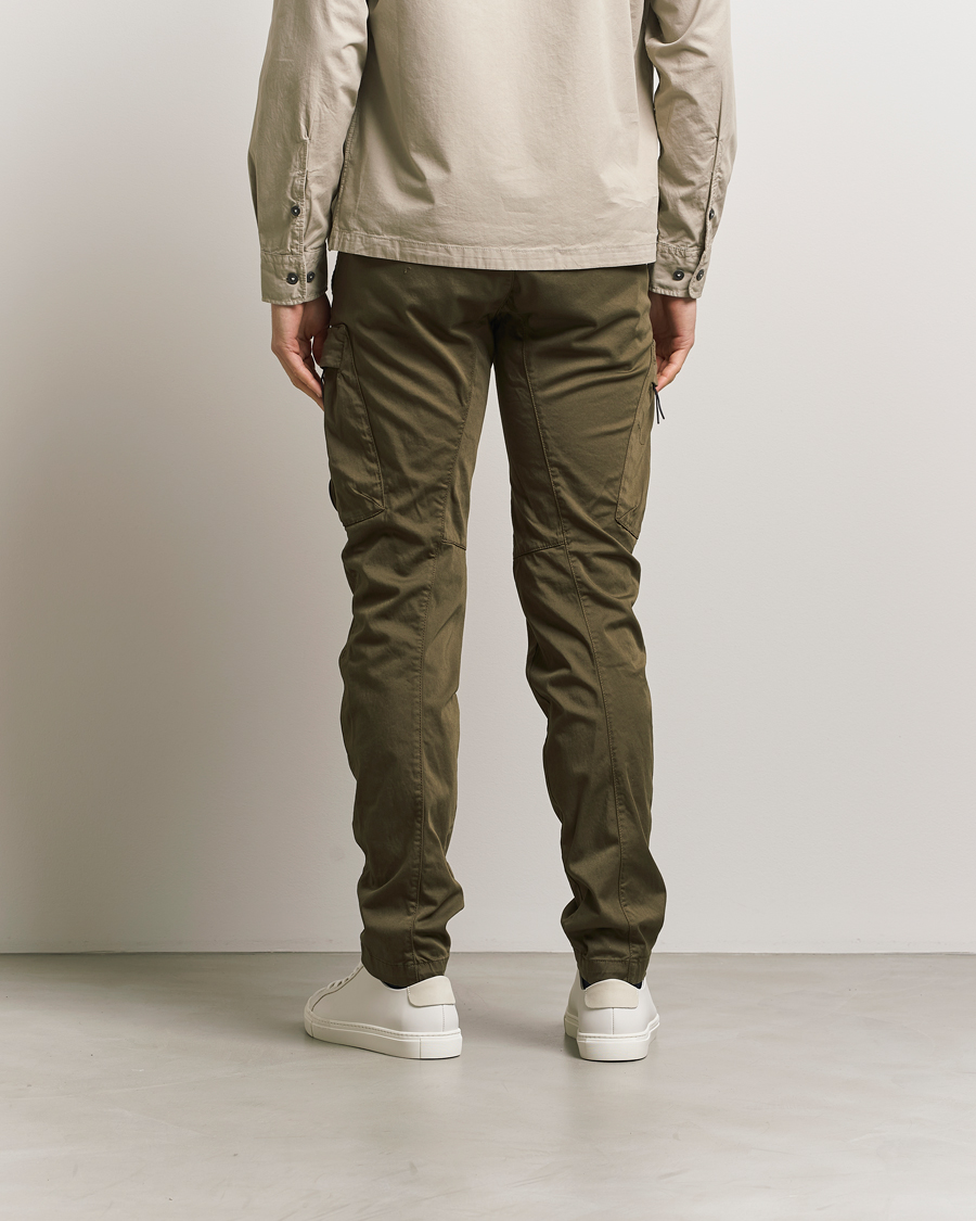 Herren | Hosen | C.P. Company | Satin Stretch Cargo Pants Olive