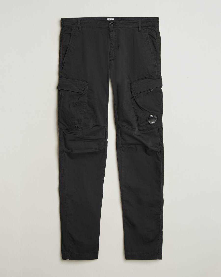 Herren | Hosen | C.P. Company | Satin Stretch Cargo Pants Black