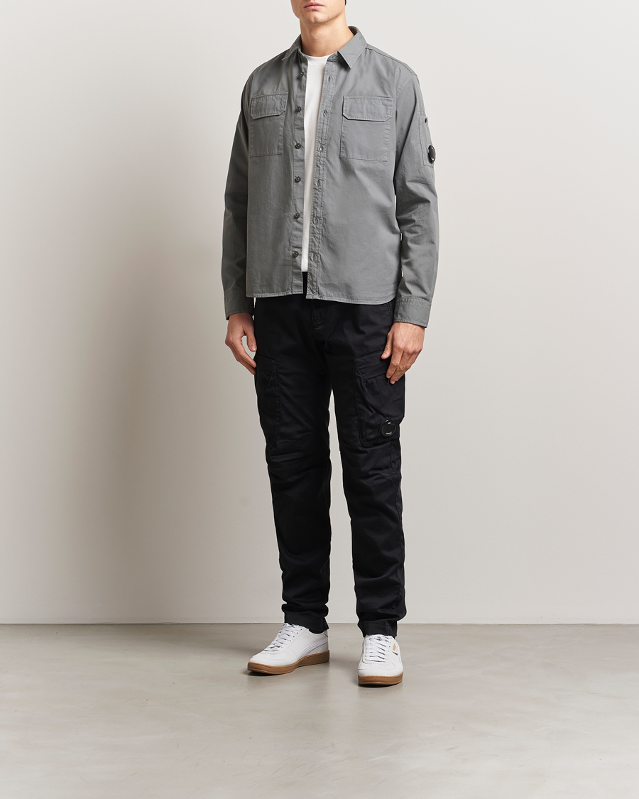 Herren | Hosen | C.P. Company | Satin Stretch Cargo Pants Black