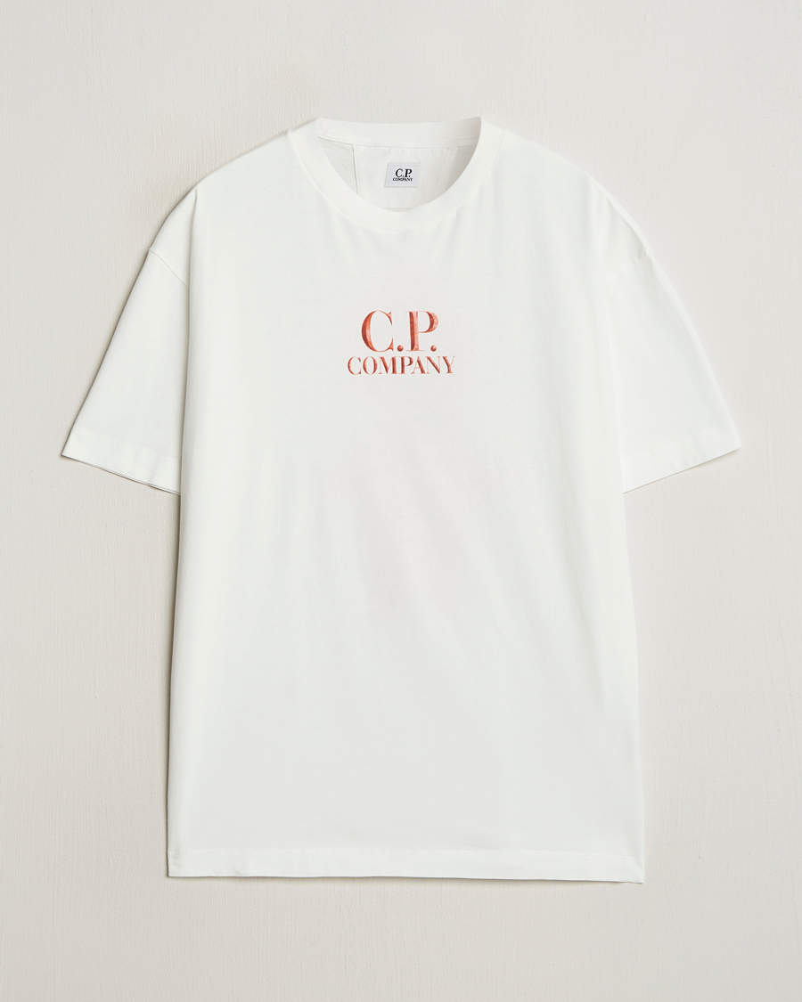 Herren | T-Shirts | C.P. Company | Short Sleeve Back Logo T-Shirt White