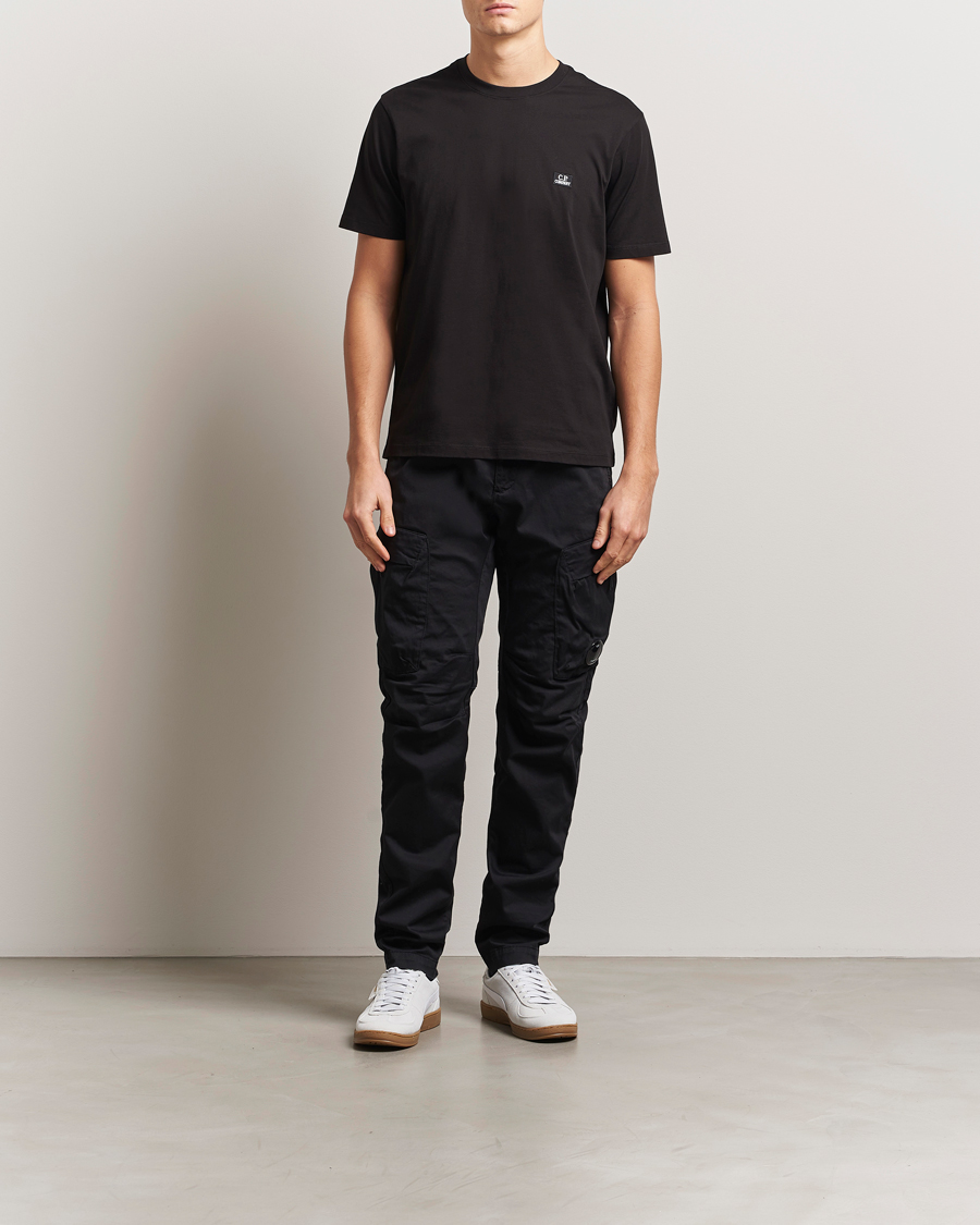 Herren | T-Shirts | C.P. Company | Short Sleeve Small Logo T-Shirt Black