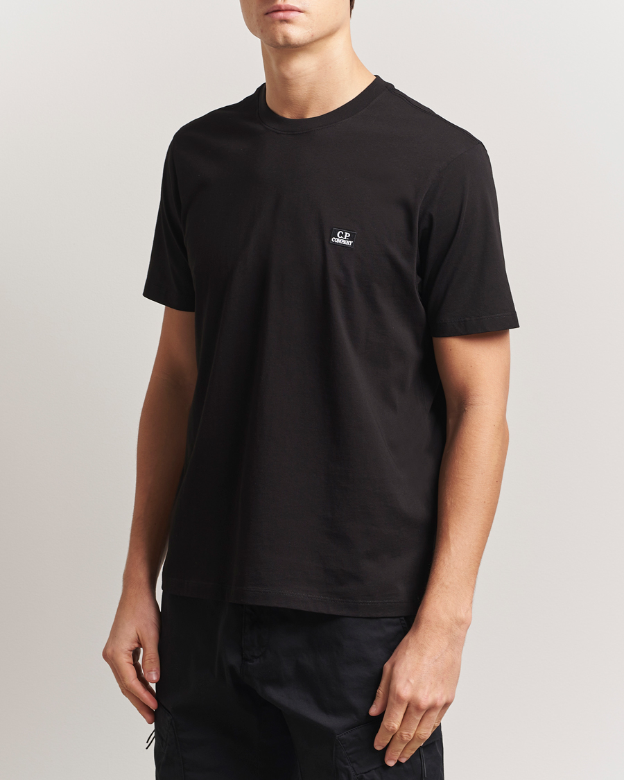 Herren | T-Shirts | C.P. Company | Short Sleeve Small Logo T-Shirt Black