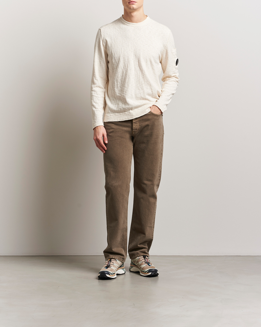 Herren | Pullover | C.P. Company | Knitted Cotton Crew Neck Off White