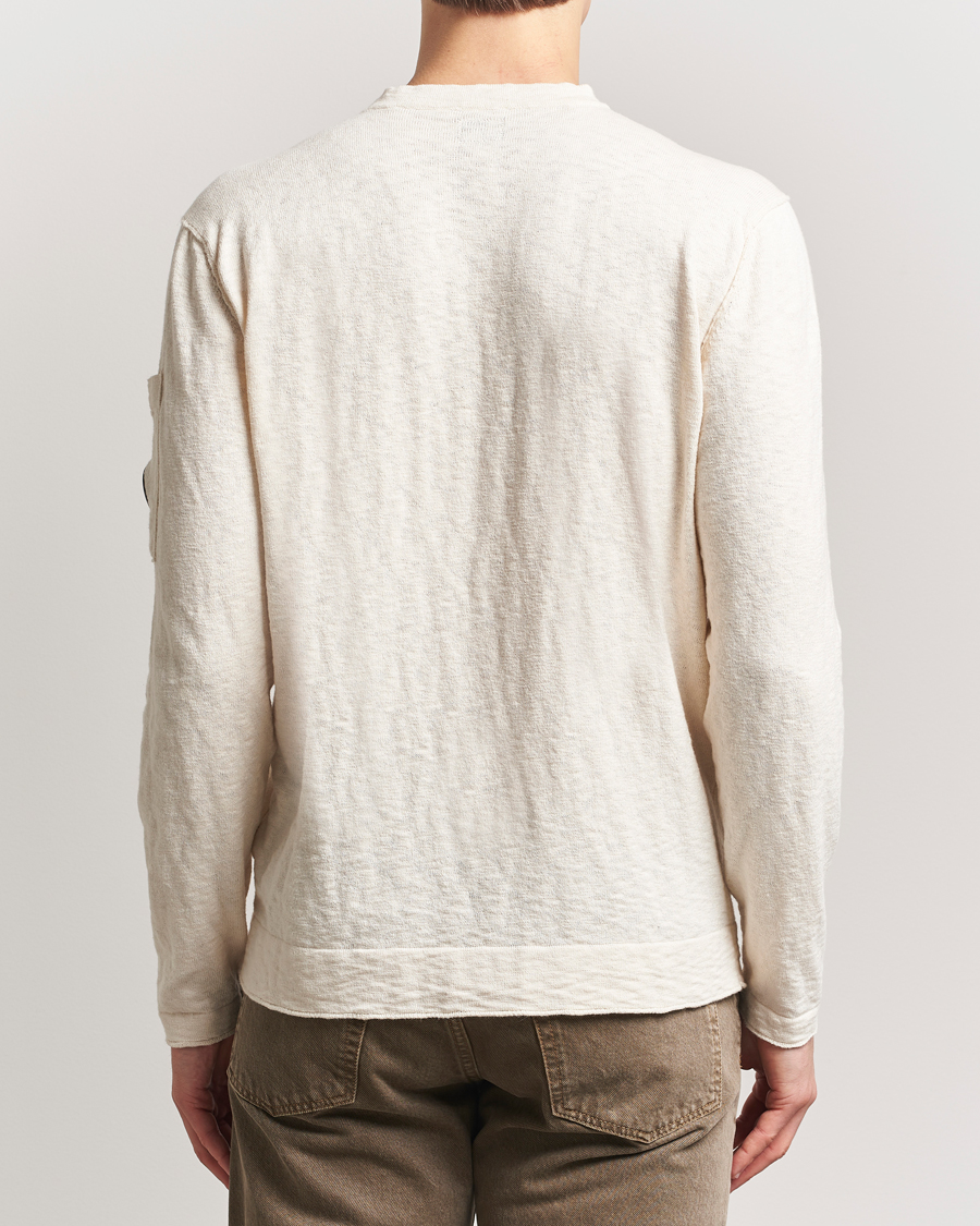 Herren | Pullover | C.P. Company | Knitted Cotton Crew Neck Off White