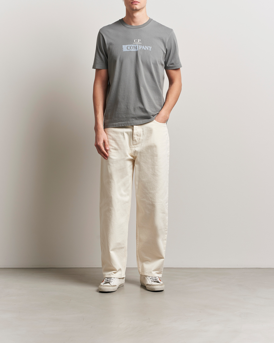 Herren | T-Shirts | C.P. Company | Back Print Short Sleeve T-Shirt Grey