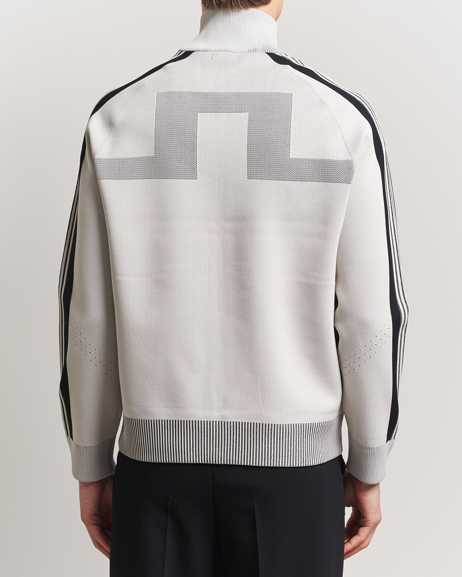 Herren | Jacken | J.Lindeberg | Max Tech Knit Track Jacket Moonbeam