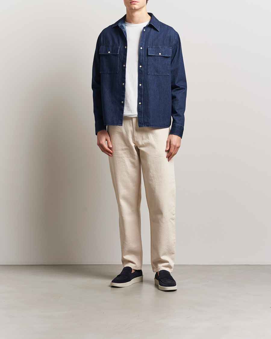 Herren | Hemden | J.Lindeberg | Finnigan Denim Shirt Navy