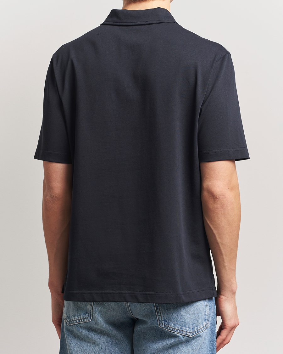 Herren | Poloshirts | J.Lindeberg | Roy Relaxed Polo Pique Black