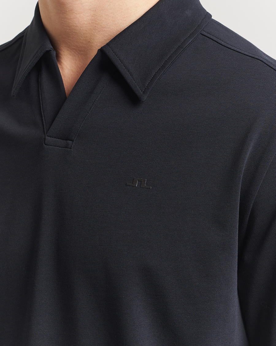 Herren | Poloshirts | J.Lindeberg | Roy Relaxed Polo Pique Black