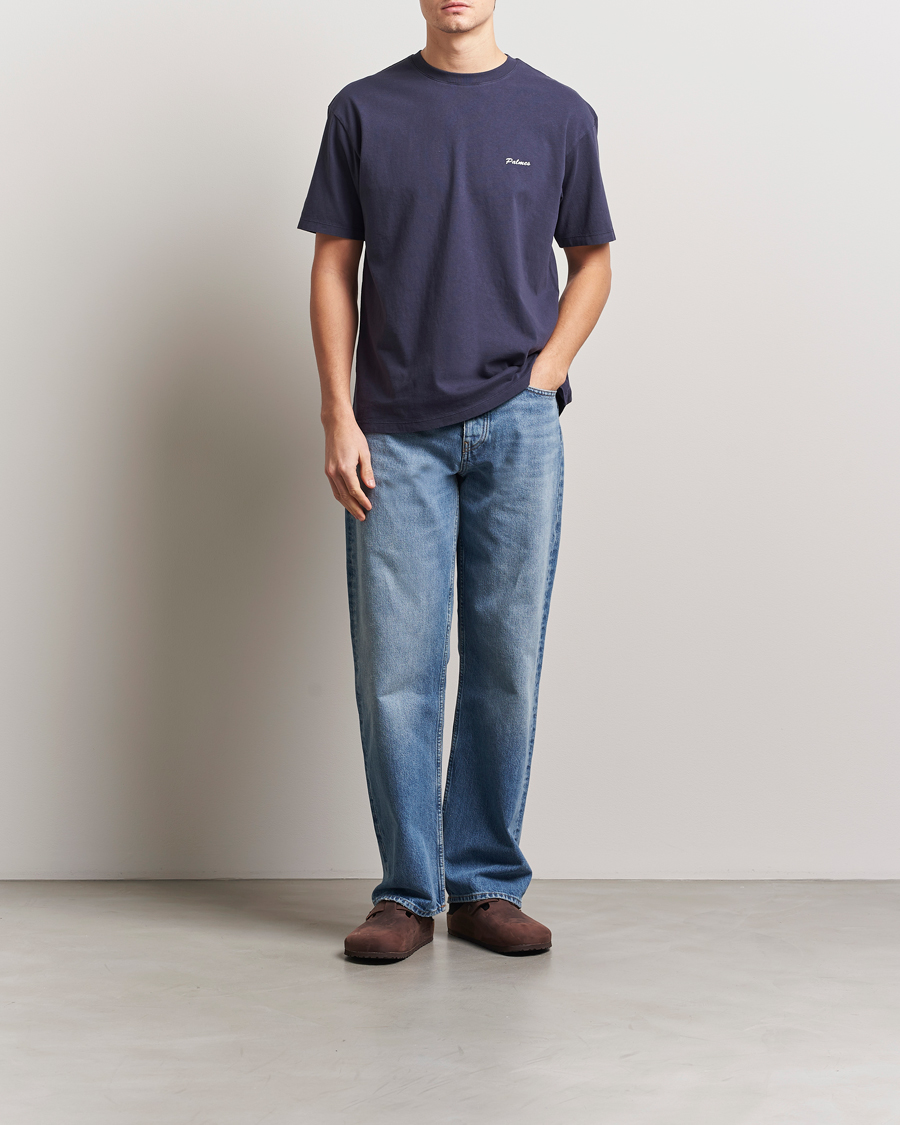 Herren | T-Shirts | Palmes | Dyed T-Shirt Navy