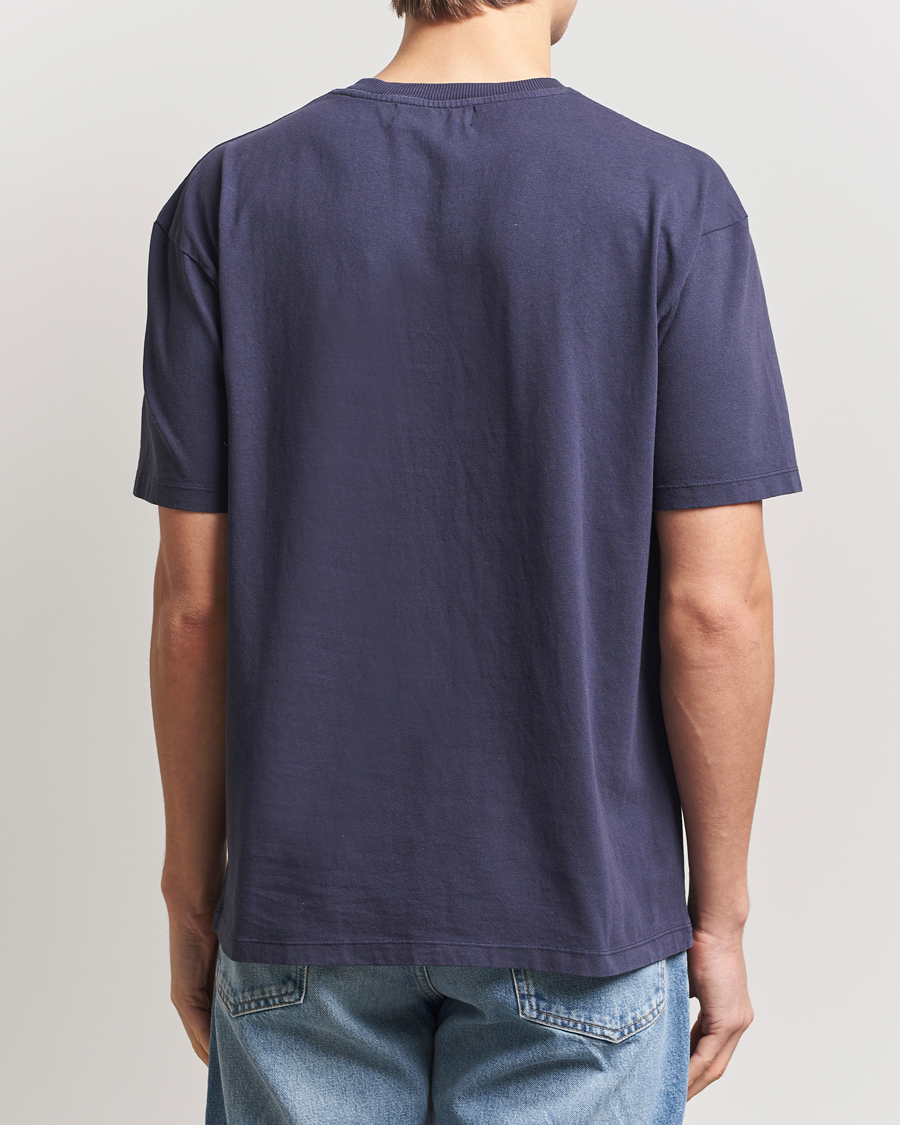 Herren | T-Shirts | Palmes | Dyed T-Shirt Navy