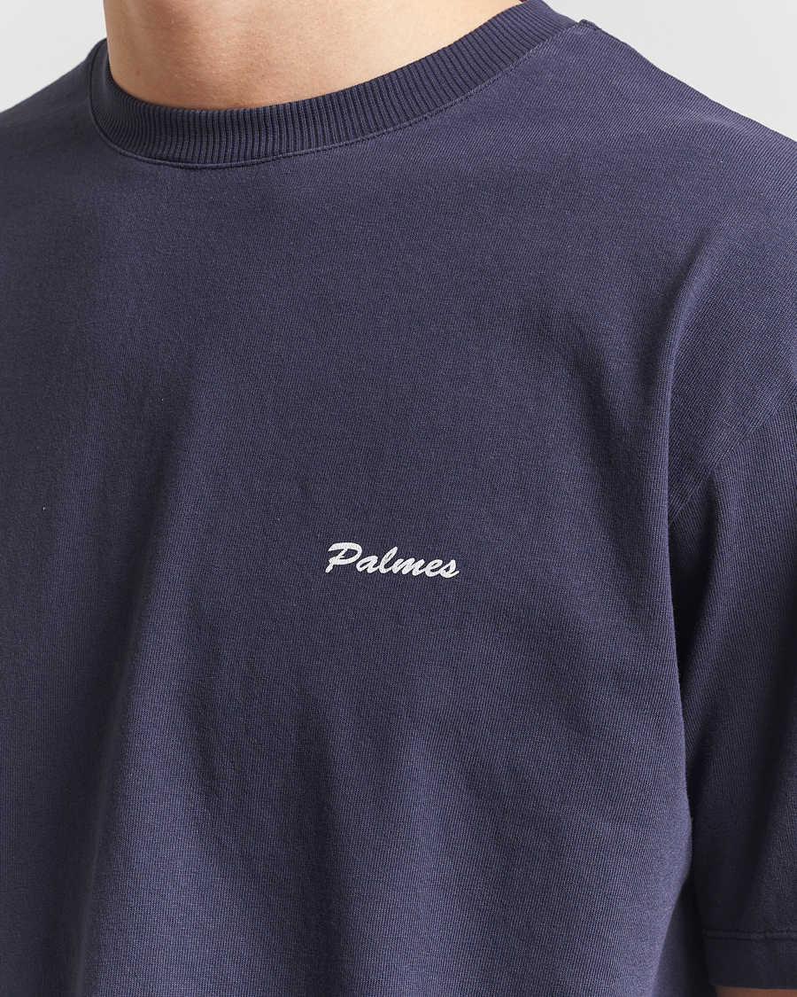 Herren | T-Shirts | Palmes | Dyed T-Shirt Navy