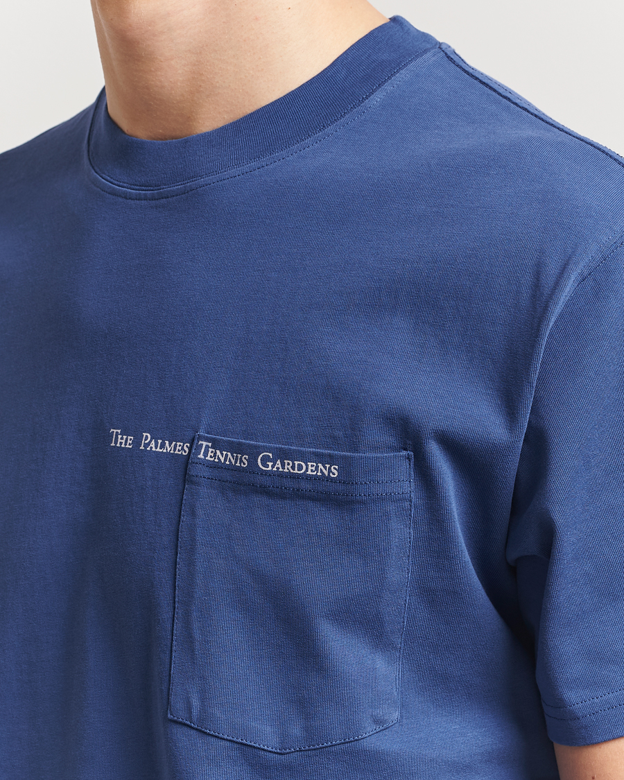 Herren | T-Shirts | Palmes | Garden Pocket T-Shirt Dark Blue