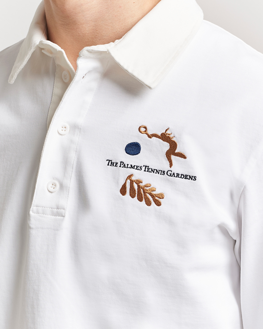 Herren | Pullover | Palmes | Garden Rugby Shirt White