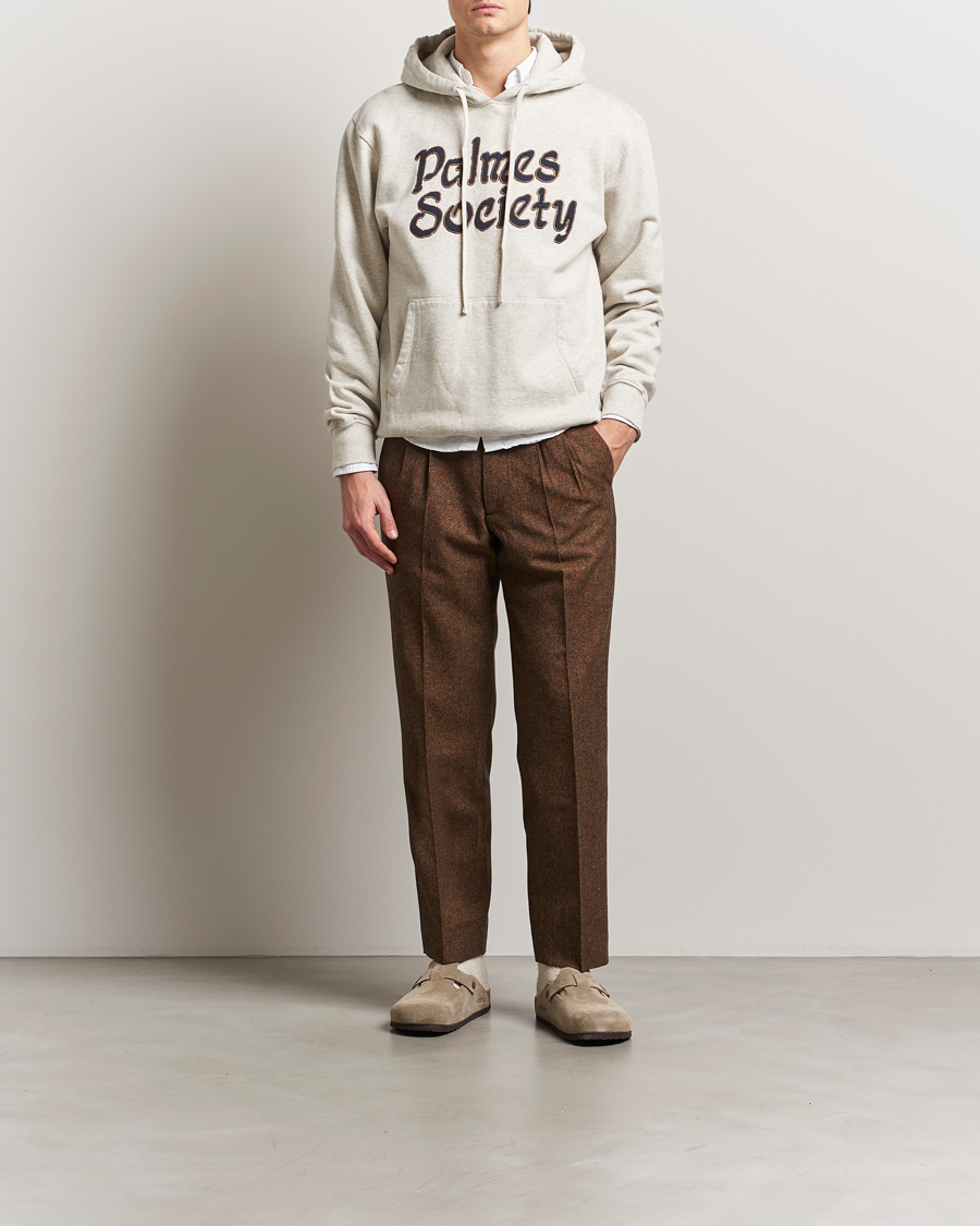 Herren | Pullover | Palmes | Society Hoodie Oatmeal