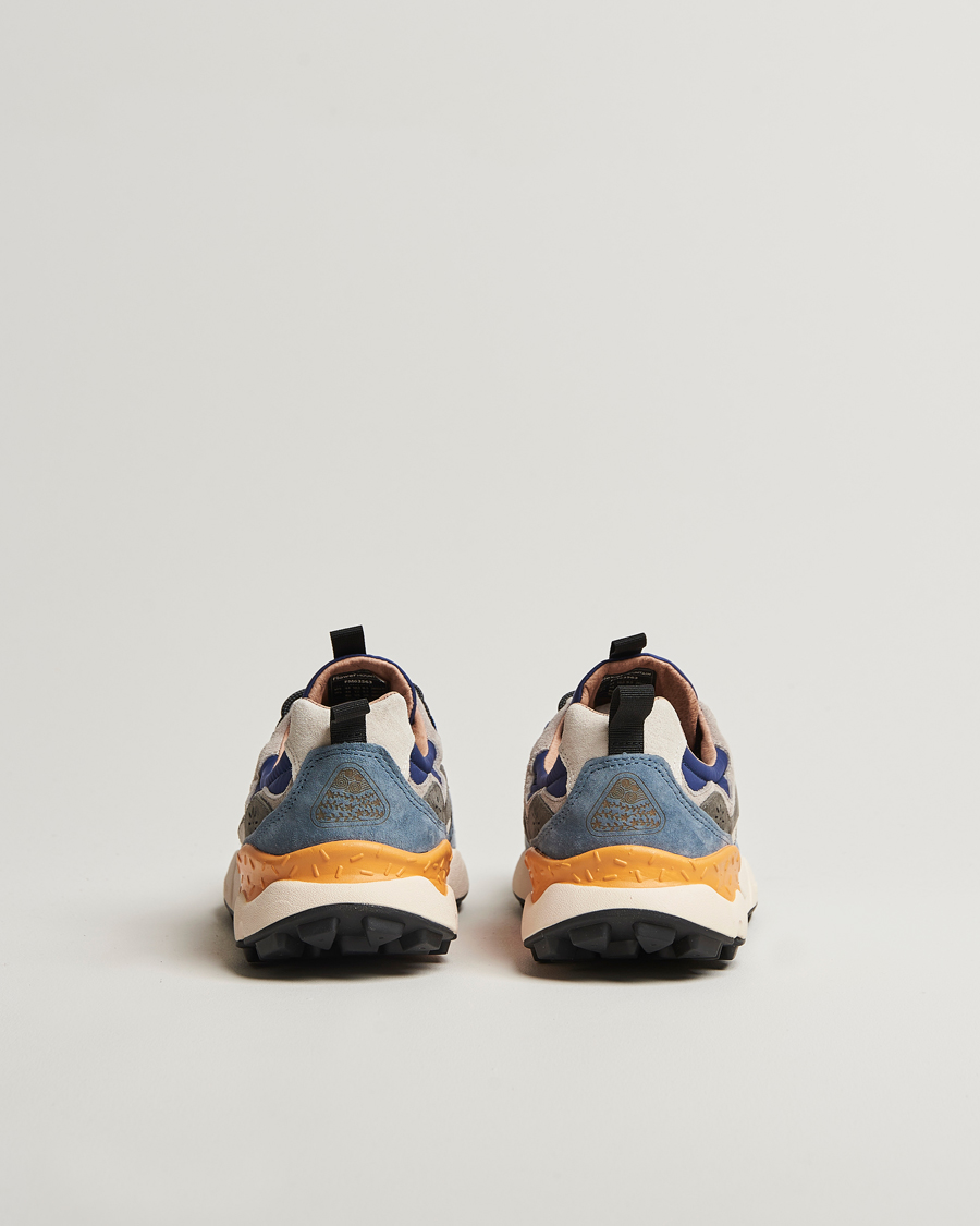 Herren | Flower Mountain Yamano 3 Suede/Nylon Sneaker Mixed Blue | Flower Mountain | Yamano 3 Suede/Nylon Sneaker Mixed Blue