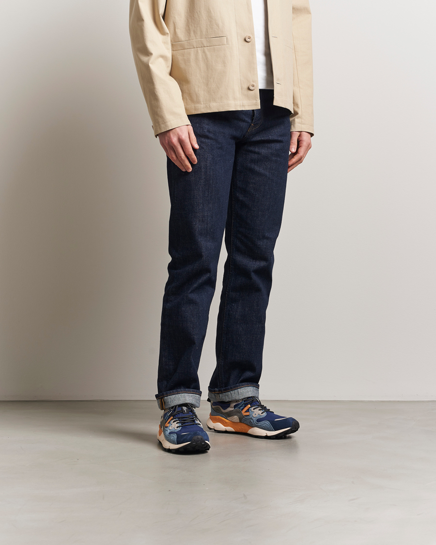 Herren | Flower Mountain Yamano 3 Suede/Nylon Sneaker Mixed Blue | Flower Mountain | Yamano 3 Suede/Nylon Sneaker Mixed Blue