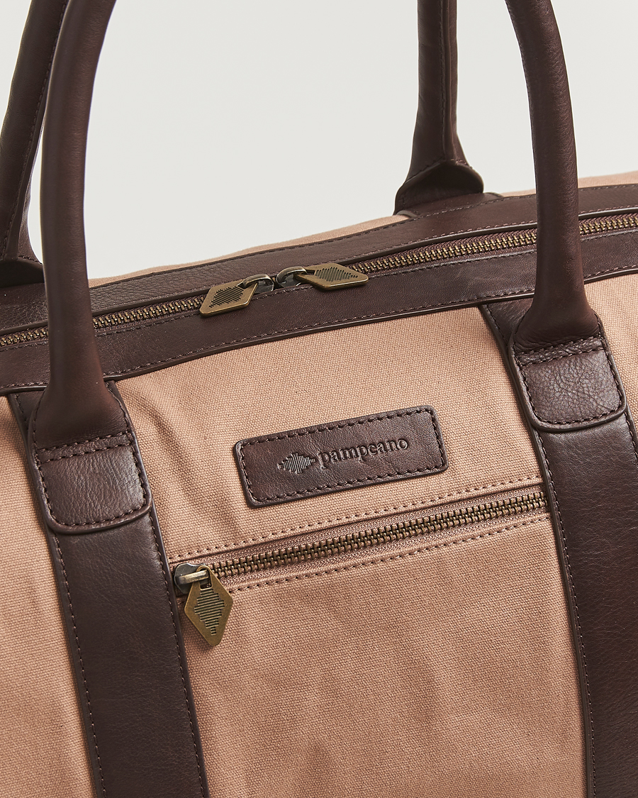 Herren | Taschen | Pampeano | Varon Small Canvas Weekend Bag Khaki