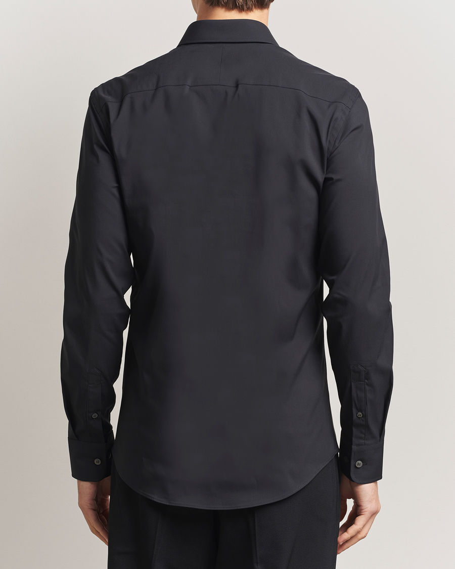 Herren | Hemden | Tiger of Sweden | Adley Slim Fit Cut Away Shirt Black