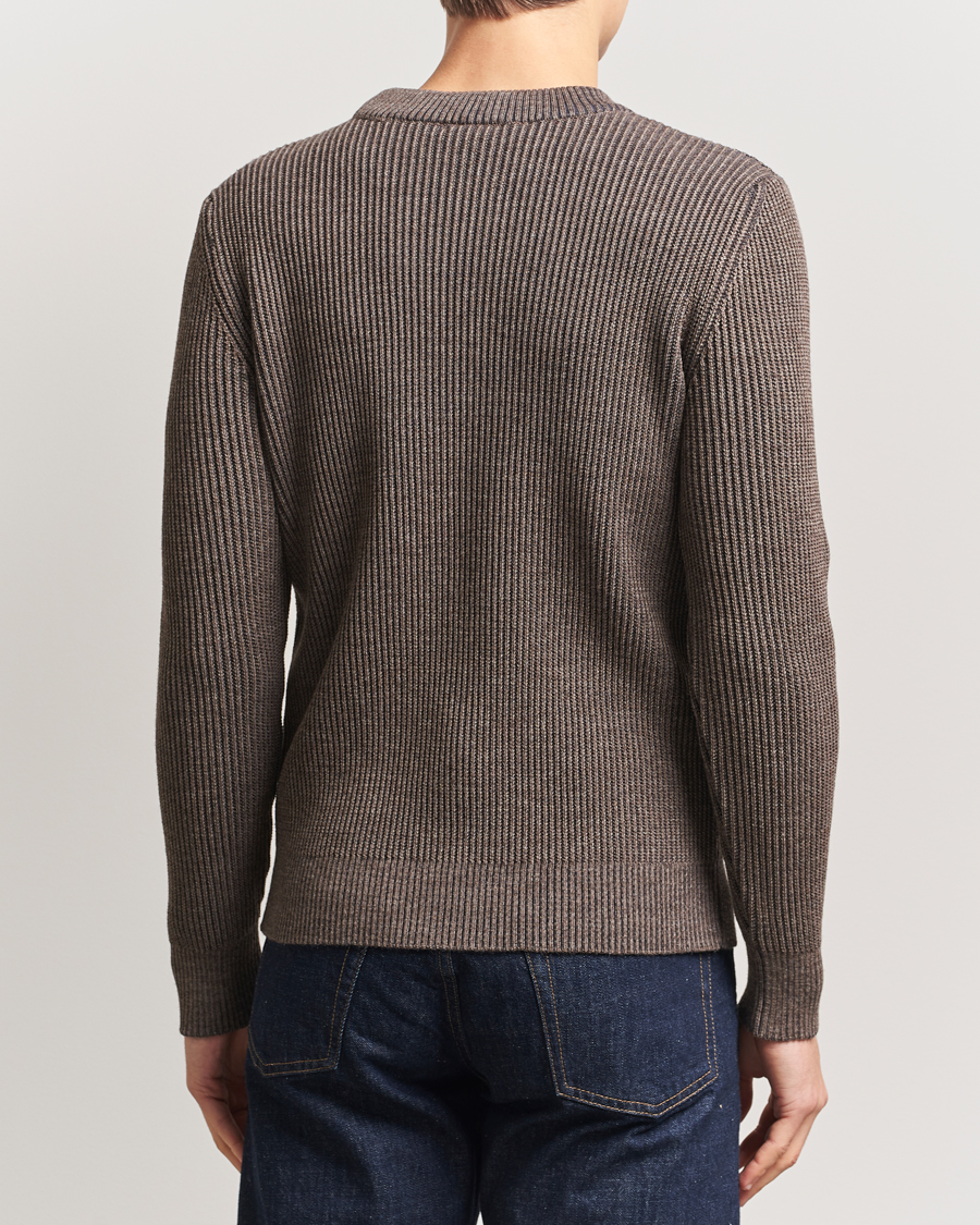 Herren | Pullover | S.N.S. Herning | Fender Wool Crew Neck Terra Brown