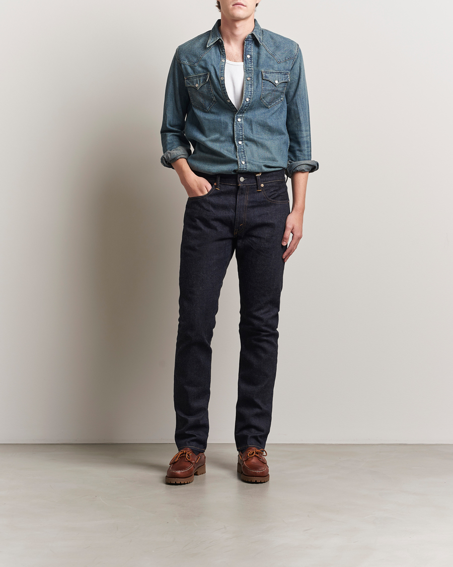 Herren | Jeans | RRL | Slim Fit 5-Pocket Denim East/West Rinse