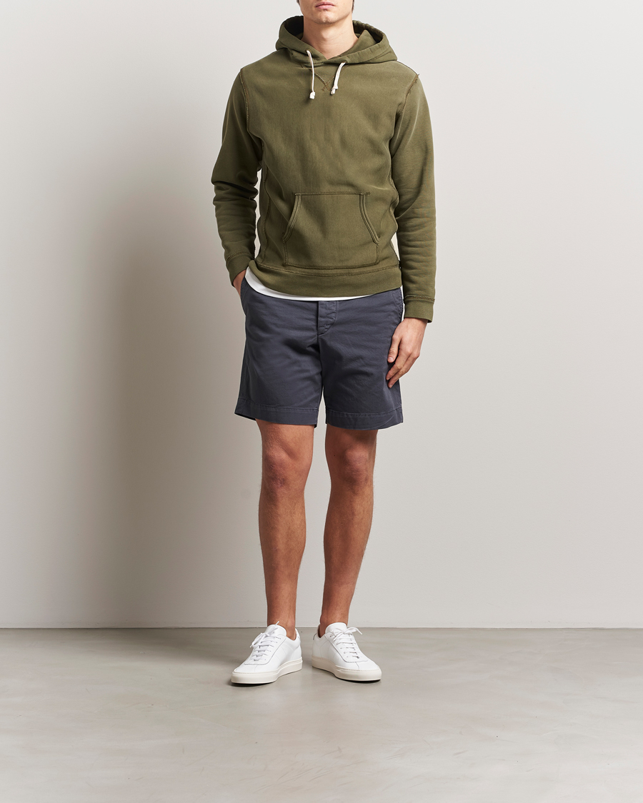 Herren | Shorts | RRL | Officers Flat Shorts Navy