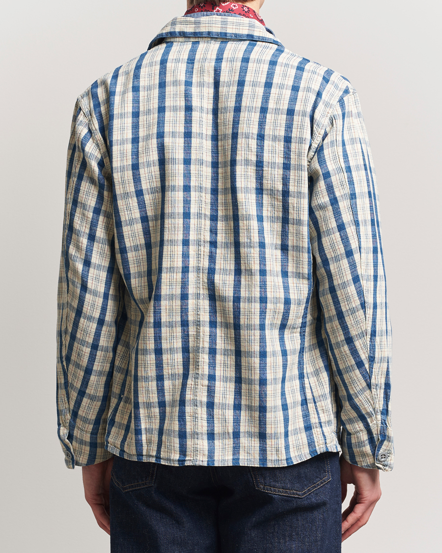 Herren | Jacken | RRL | Norfolk Shirt Jacket Indigo/Cream Plaid