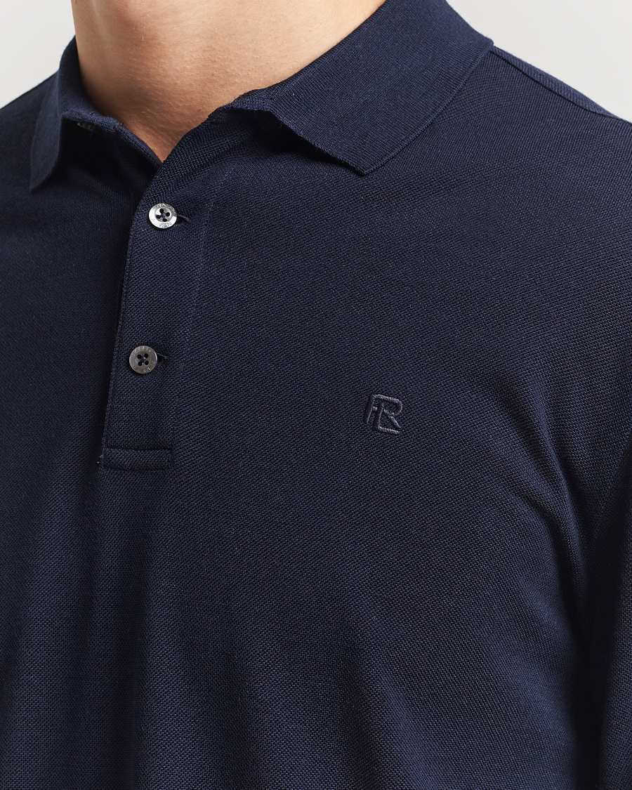 Herren | Pullover | Ralph Lauren Purple Label | Long Sleeve Wool Polo Navy