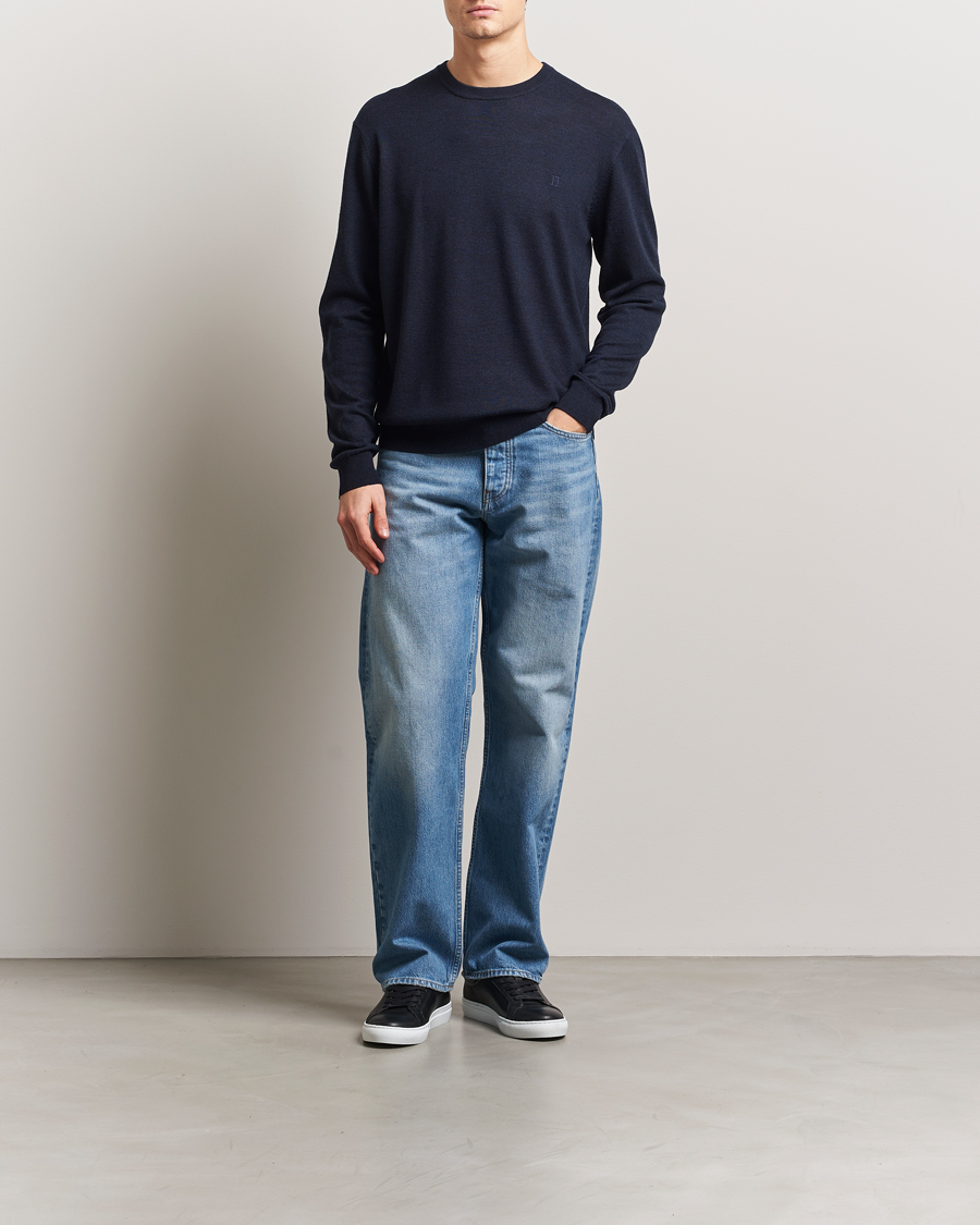 Herren | Pullover | LES DEUX | Greyson Merino Knit Dark Navy