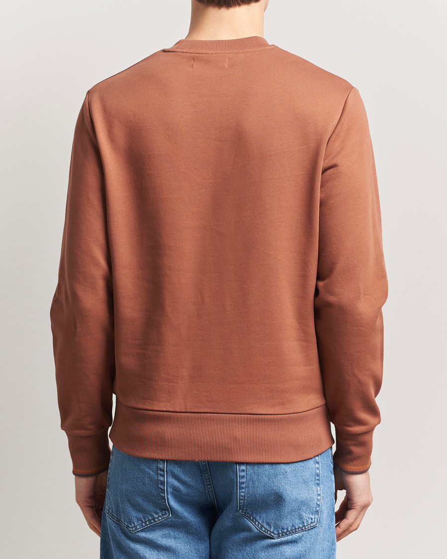 Herren | Pullover | Fred Perry | Crew Neck Sweatshirt Cinnamon Brown