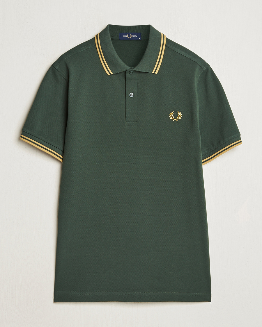 Herren | Poloshirts | Fred Perry | Twin Tipped Polo Shirt Court Green
