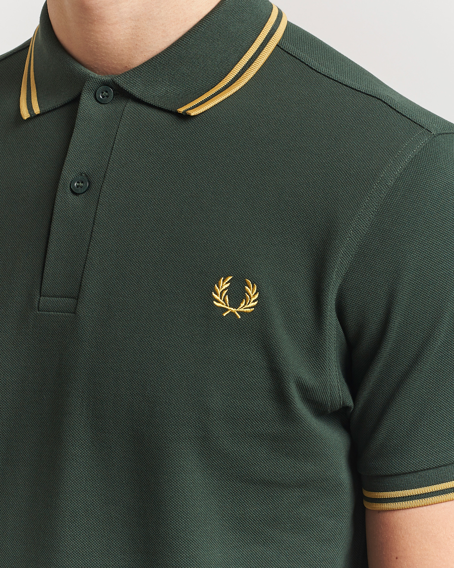 Herren | Poloshirts | Fred Perry | Twin Tipped Polo Shirt Court Green