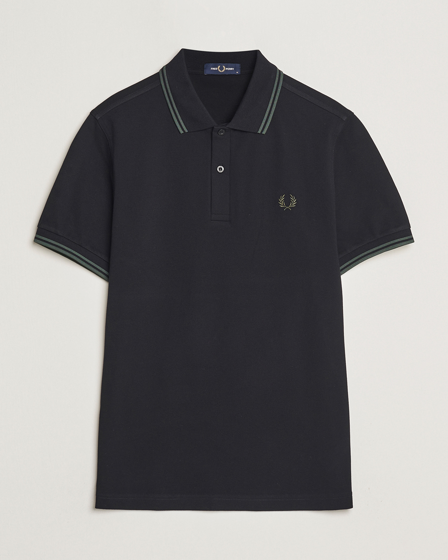Herren | Poloshirts | Fred Perry | Twin Tipped Polo Shirt Black