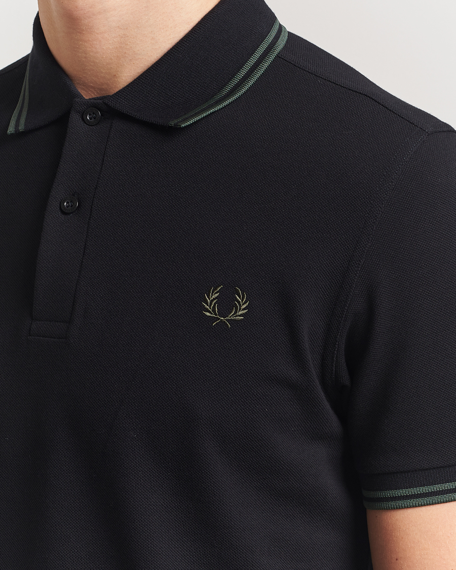 Herren | Poloshirts | Fred Perry | Twin Tipped Polo Shirt Black