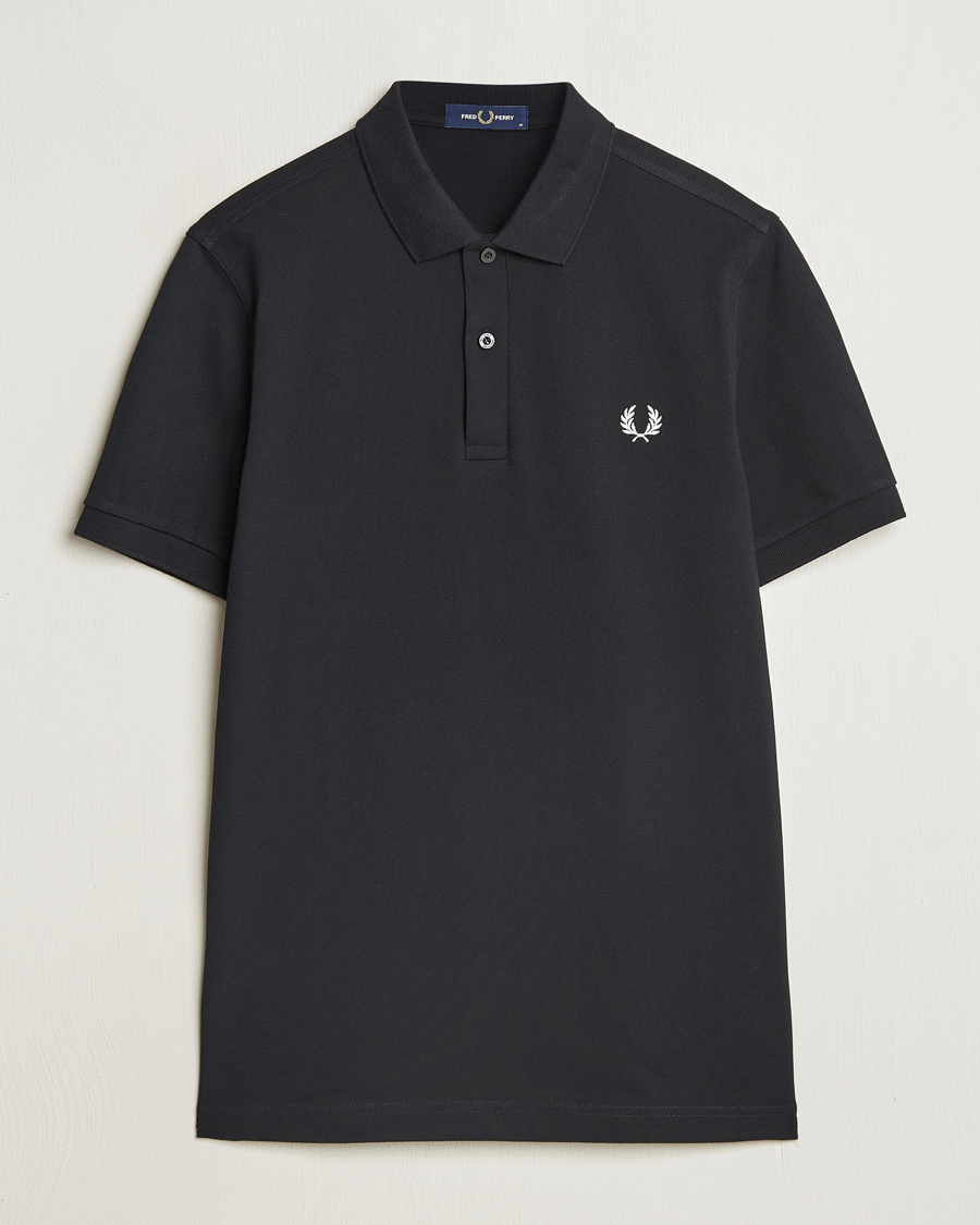 Herren | Poloshirts | Fred Perry | Plain Polo Shirt Black
