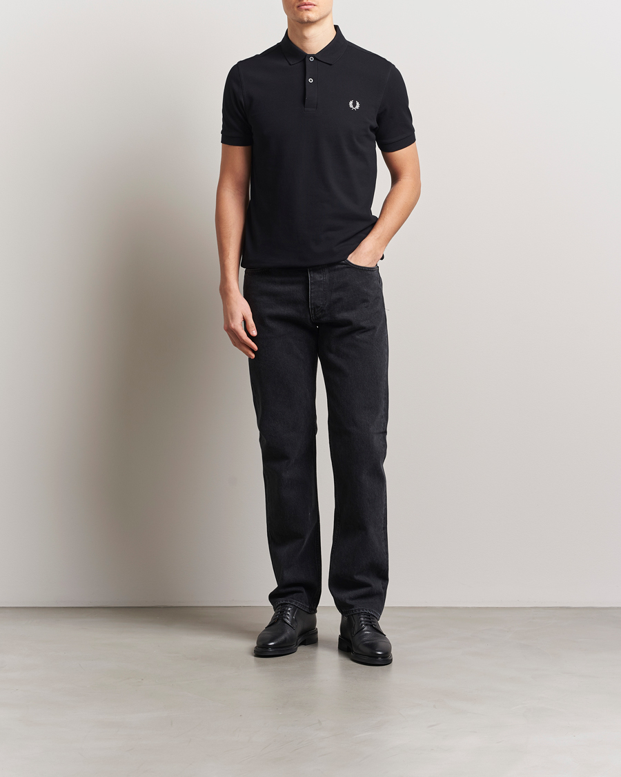 Herren | Poloshirts | Fred Perry | Plain Polo Shirt Black