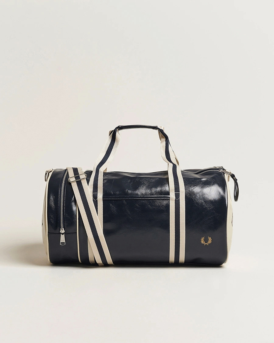 Herren | Taschen | Fred Perry | Classic Barrel Bag Navy/Ecru