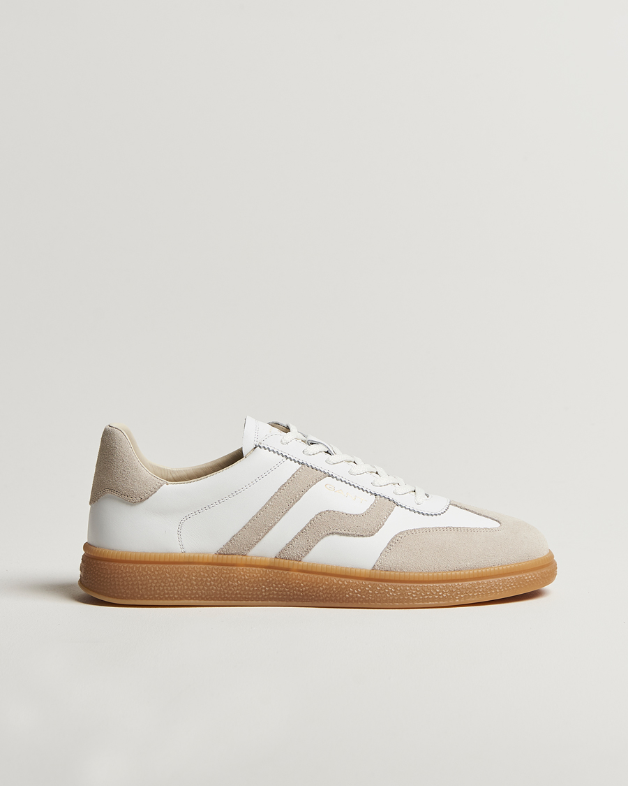 Herren | GANT Cuzmo Sneaker White/Beige | GANT | Cuzmo Sneaker White/Beige