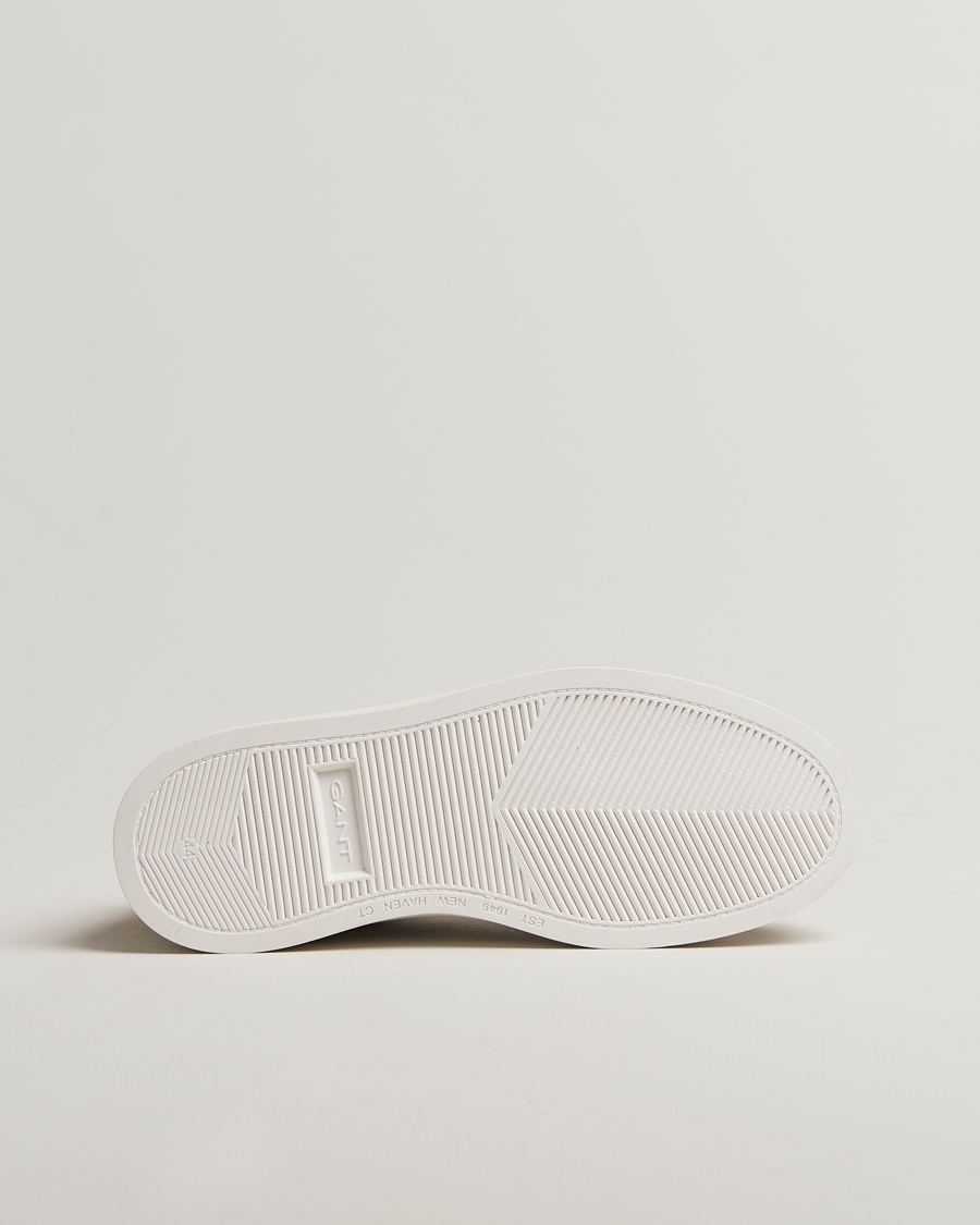 Herren | GANT Cuzmoon Leather Sneaker Beige/Cream | GANT | Cuzmoon Leather Sneaker Beige/Cream