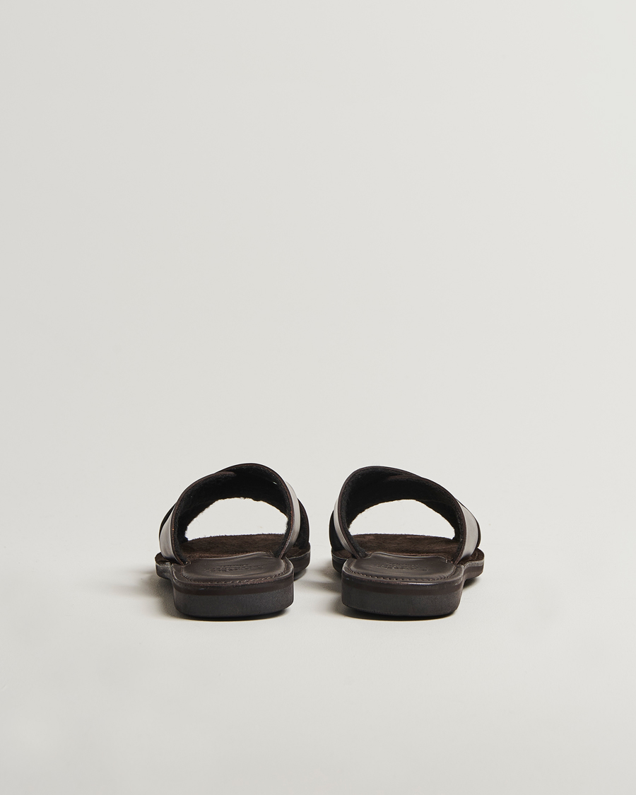 Herren | Loake 1880 Gozo Leather Sandal Dark Brown | Loake 1880 | Gozo Leather Sandal Dark Brown