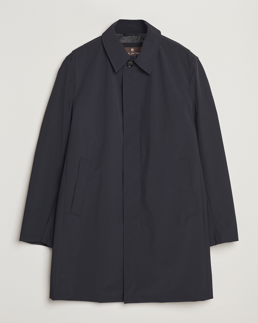 Herren | Jacken | Oscar Jacobson | Nylon Car Coat Navy