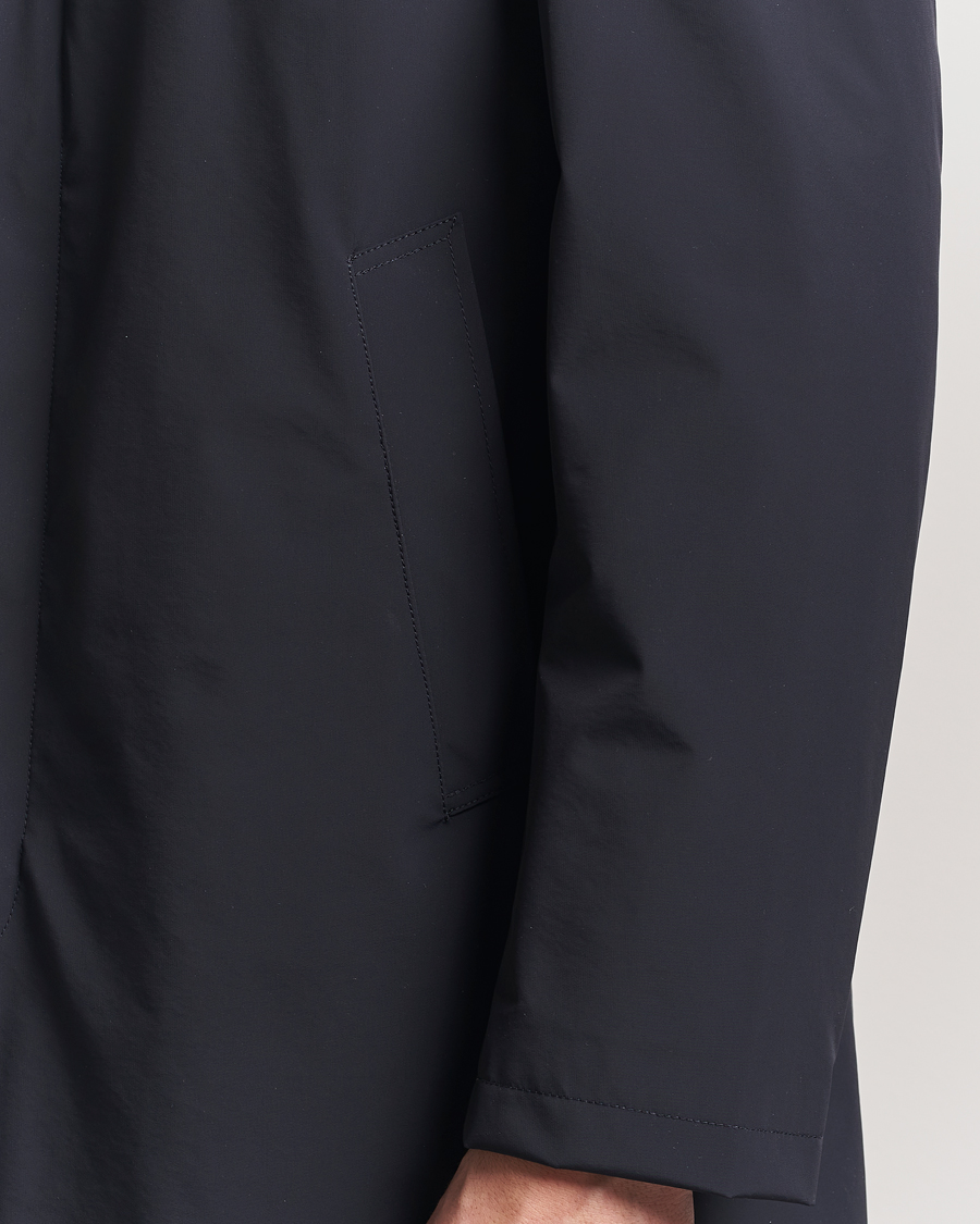 Herren | Jacken | Oscar Jacobson | Nylon Car Coat Navy