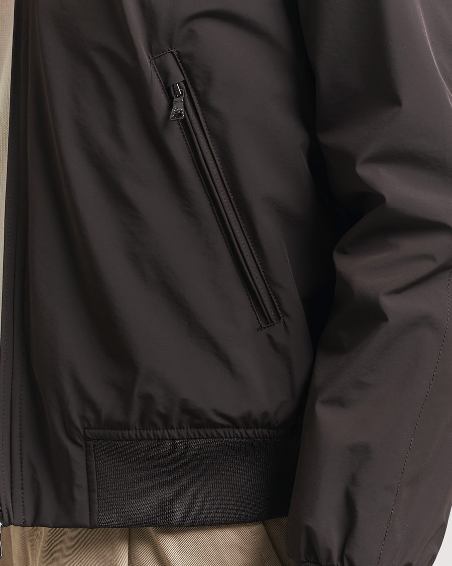 Herren | Jacken | Oscar Jacobson | Bomber Nylon Jacket Brown