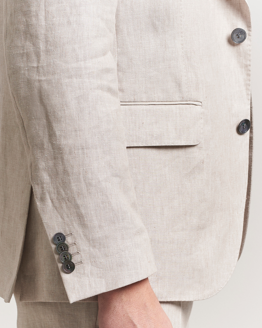 Herren | Sakkos | Oscar Jacobson | Ferry Soft Linen Blazer Off White